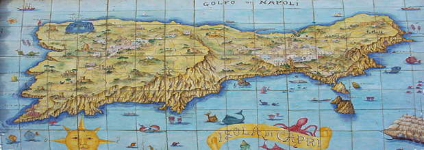 Karte Capri